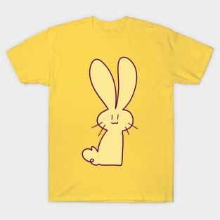 Simple Yellow Bunny T-Shirt